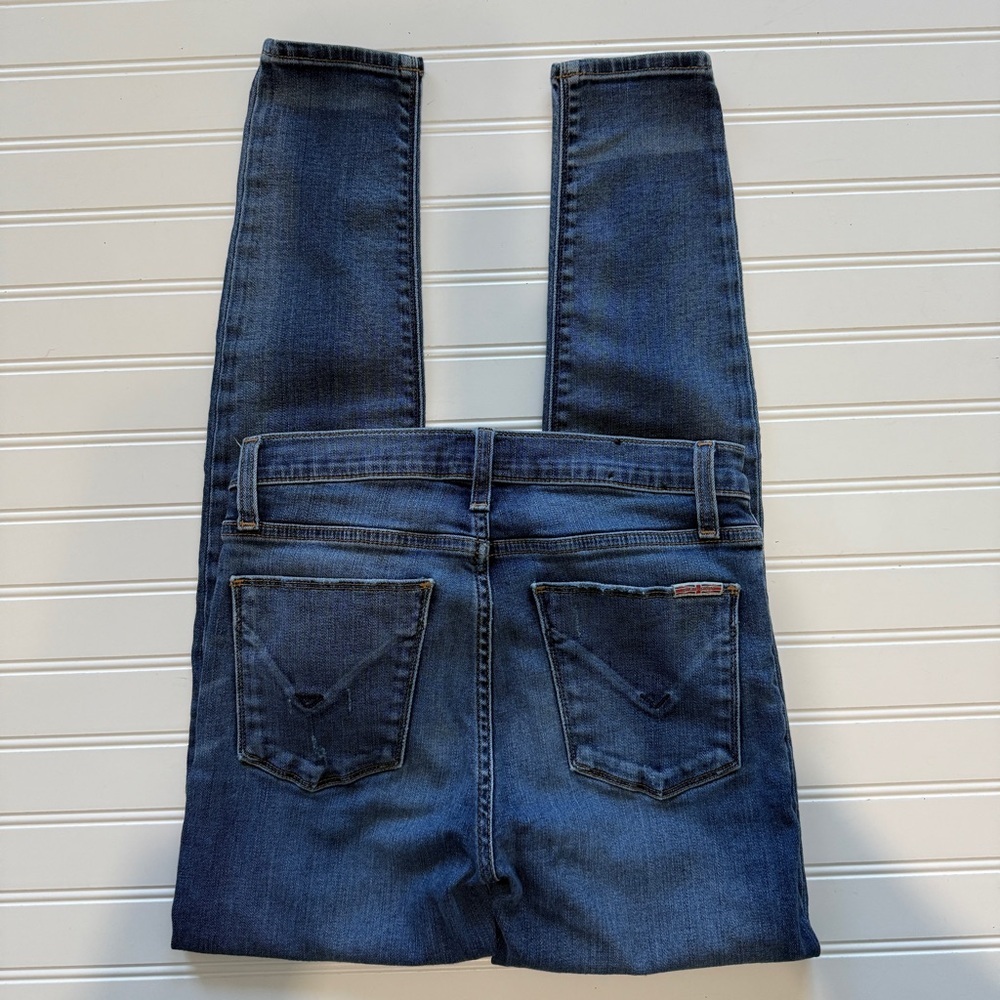 Hudson Distressed Skinny Jeans Women’s Size 27 - Picture 2 of 6